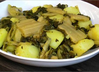 Receta de acelgas con patata fácil y rápida