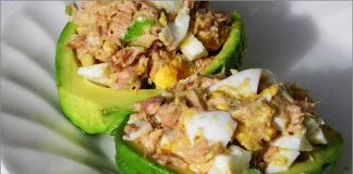 Receta de aguacates rellenos de atún fácil y rápida