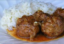 Receta de albóndigas con manzana y Jerez fácil y rápida