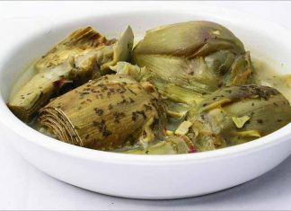 Receta de alcachofas en salsa fácil y rápida