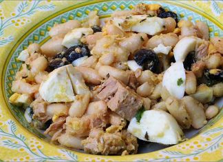 Receta de alubias con atún fácil y rápida