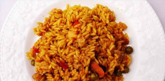 Receta de arroz marinera fácil y rápida