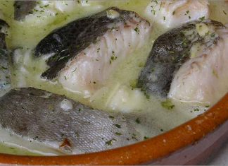 Receta de bacalao al pil-pil ligero fácil y rápida