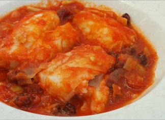 Receta de bacalao con pasas y piñones fácil y rápida