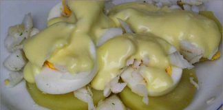 Receta de bacalao con patatas y huevo duro fácil y rápida