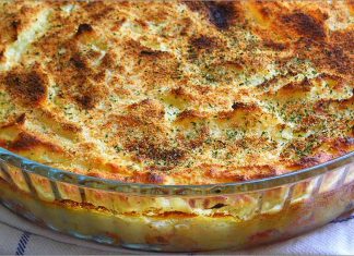 Receta de bacalao con puré de patatas fácil y rápida