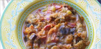 Receta de berenjenas con bechamel fácil y rápida