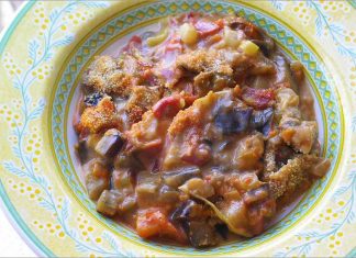 Receta de berenjenas con bechamel fácil y rápida