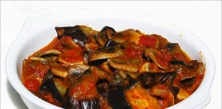Receta de berenjenas con champiñones fácil y rápida