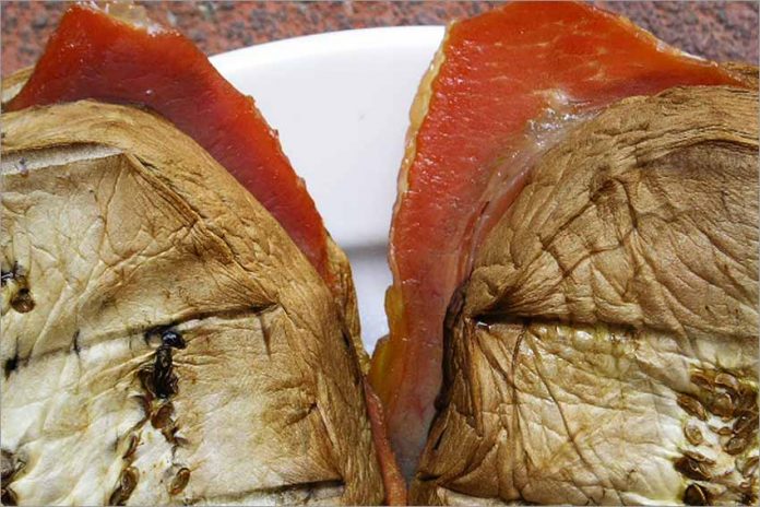 Bocadillos de berenjena y jamón Receta de bocadillos de berenjena y jamón fácil y rápida