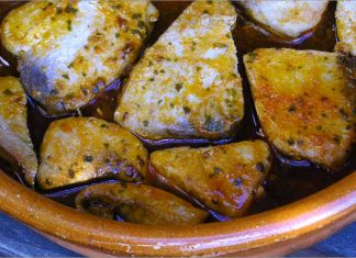 Receta de bonito con vino blanco fácil y rápida