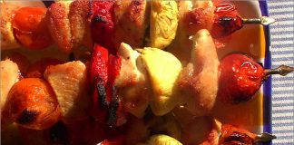 Receta de brocheta de pollo fácil y rápida