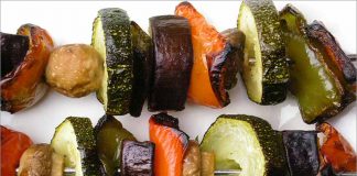 Receta de brocheta de verduras fácil y rápida