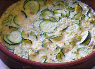 Receta de calabacines con huevo al horno fácil y rápida