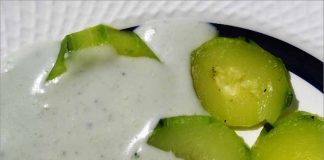 Receta de calabacines con queso azul fácil y rápida