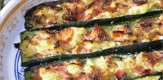 Receta de calabacines rellenos fácil y rápida