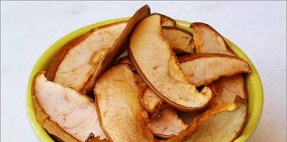 Receta de chips de manzana fácil y rápida