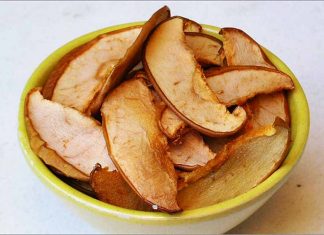 Receta de chips de manzana fácil y rápida