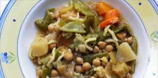 Receta de Cocido vegetariano y vegano fácil y rápida