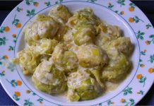Receta de coles de Bruselas a la crema fácil y rápida