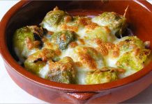 Receta de coles de Bruselas gratinadas fácil y rápida