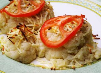 Receta de coliflor con tomate fácil y rápida
