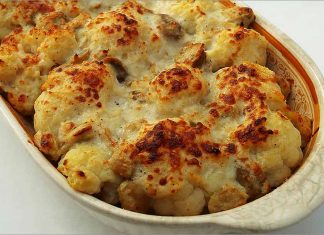 Receta de coliflor gratinada fácil y rápida