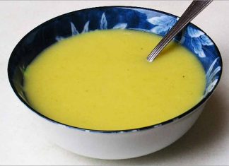 Receta de crema de apio a la naranja fácil y rápida