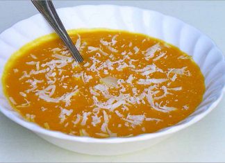 Receta de crema de hortalizas con queso fácil y rápida