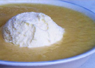Receta de crema de melón con helado fácil y rápida