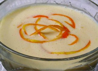 Receta de crema de naranja fácil y rápida
