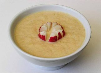 Receta de crema de rábanos fácil y rápida