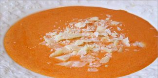 Receta de crema de tomate a la albahaca fácil y rápida