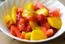 Receta de ensalada de mango fácil y rápida