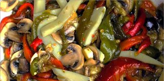 Receta de ensalada de verduras asadas fácil y rápida
