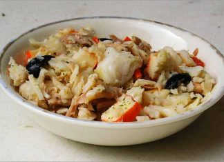 Receta de ensalada fría de pescado fácil y rápida