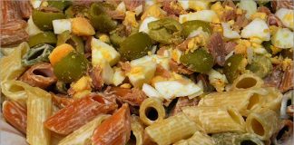 Receta de ensaladilla de pasta fácil y rápida