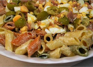 Receta de ensaladilla de pasta fácil y rápida