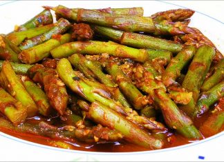 Receta de espárragos trigueros con pimentón fácil y rápida