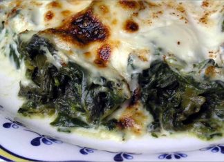 Receta de espinacas a la crema fácil y rápida