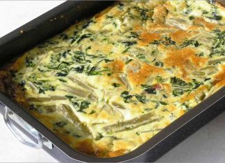 Receta de espinacas al horno fácil y rápida