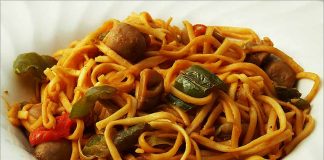 Receta de fideos chinos fácil y rápida