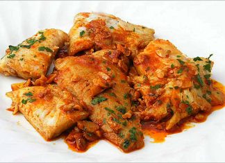 Receta de filetes de merluza con pimentón fácil y rápida