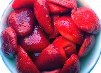 Receta de fresas al cava fácil y rápida