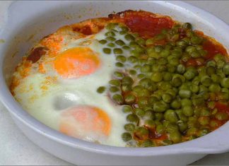 Receta de huevos al plato fácil y rápida