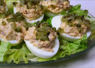 Receta de huevos con salsa tártara fácil y rápida