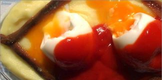 Receta de huevos tiernos con puré fácil y rápida