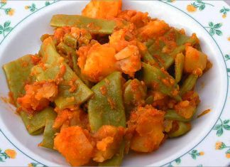 Receta de judías verdes con patatas fácil y rápida