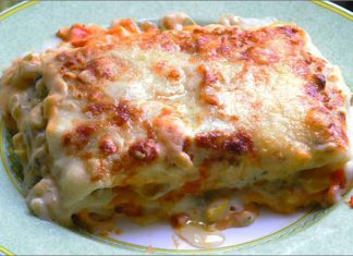 Receta de lasaña de berenjena y atún fácil y rápida