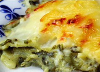 Receta de lasaña de espinacas fácil y rápida
